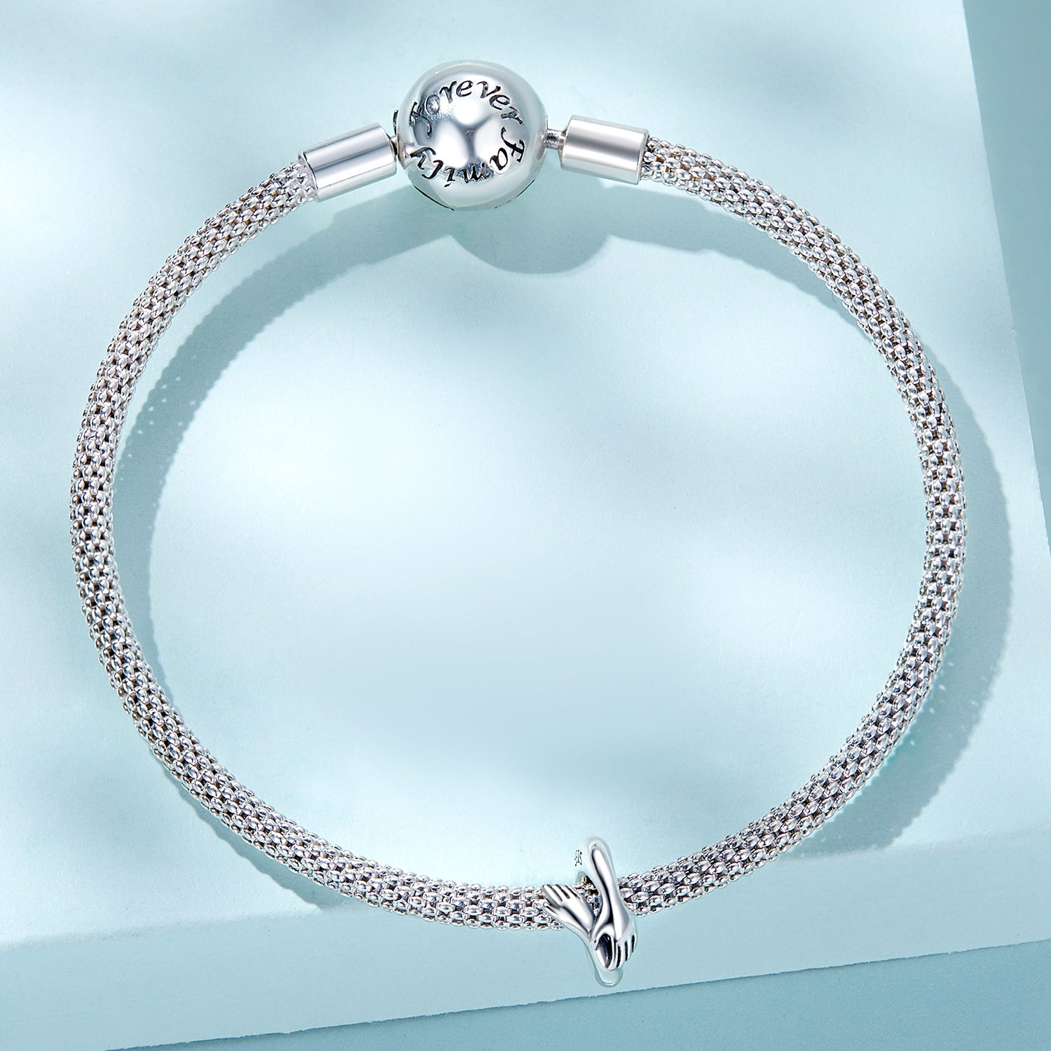 Silver Warm Embrace Charm