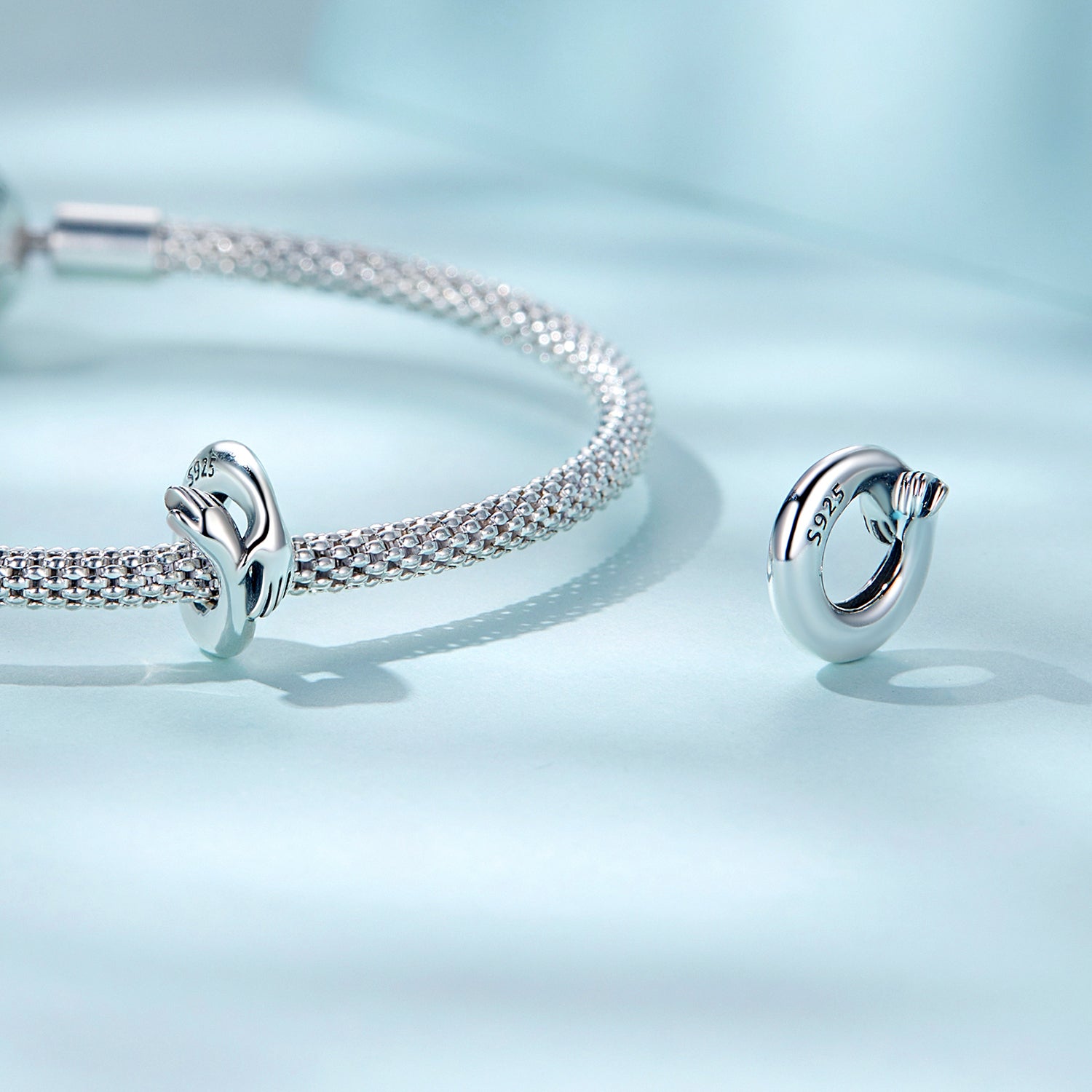 Silver Warm Embrace Charm