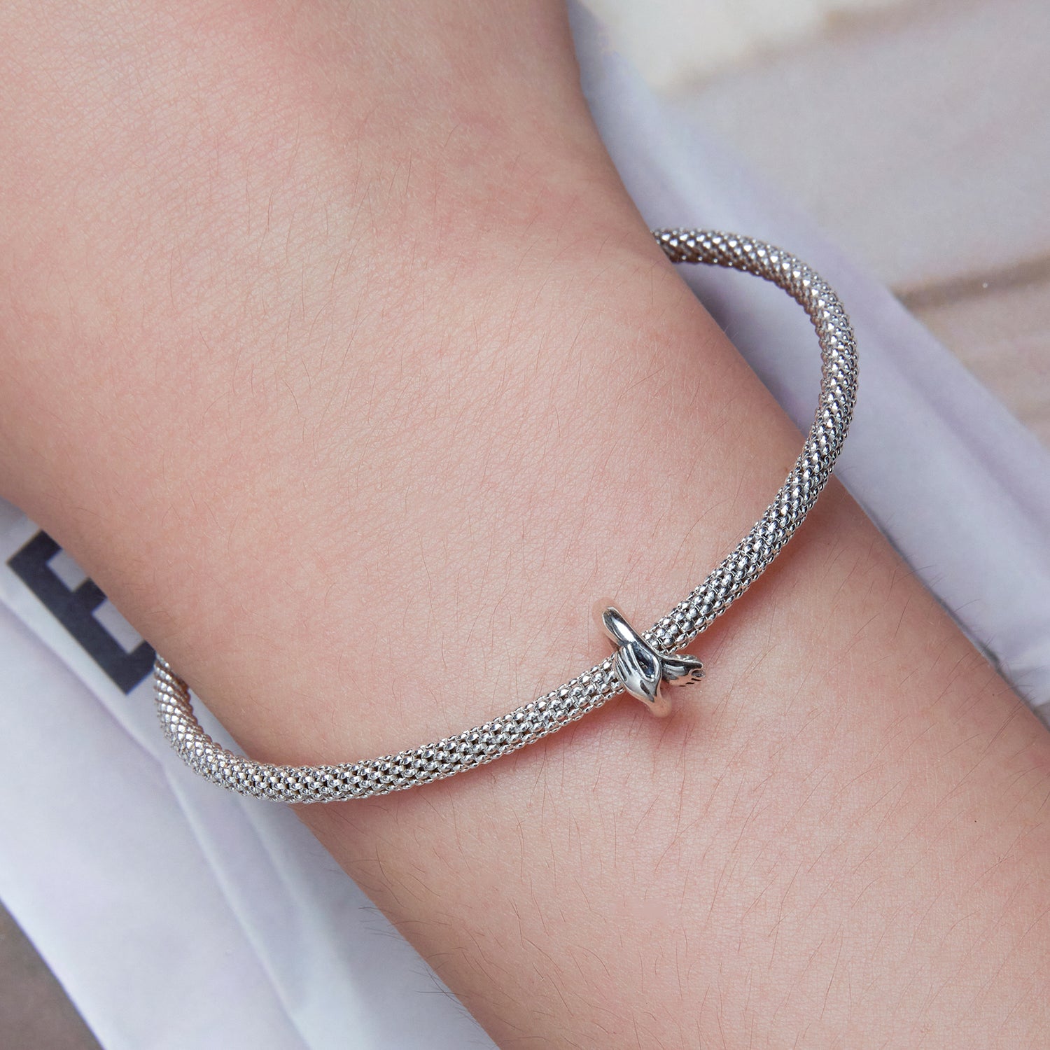 Silver Warm Embrace Charm Secondary image