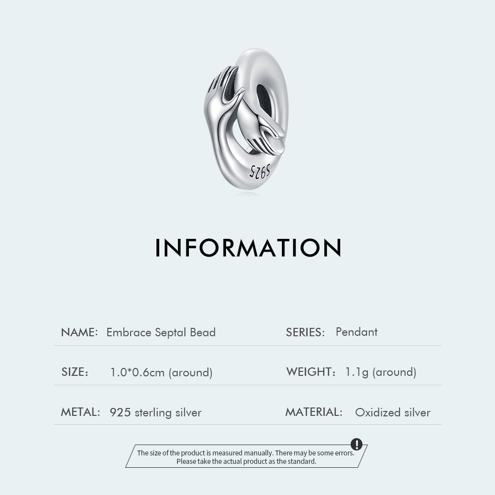 Silver Warm Embrace Charm