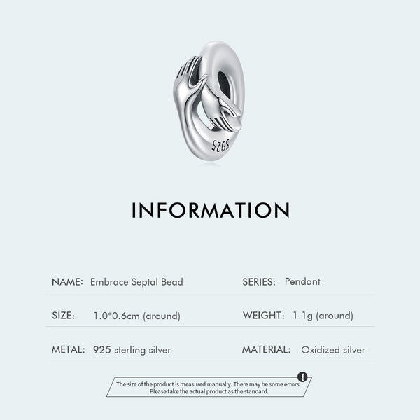 Silver Warm Embrace Charm