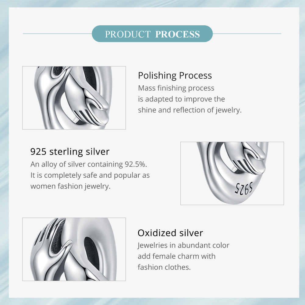 Silver Warm Embrace Charm