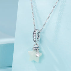 Sylvory 925 Sterling Silver Starlight Glow Charm