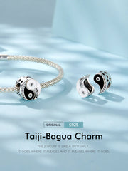 Sylvory 925 Sterling Silver Yin Yang Harmony Charm
