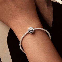 Sylvory 925 Sterling Silver Yin Yang Harmony Charm
