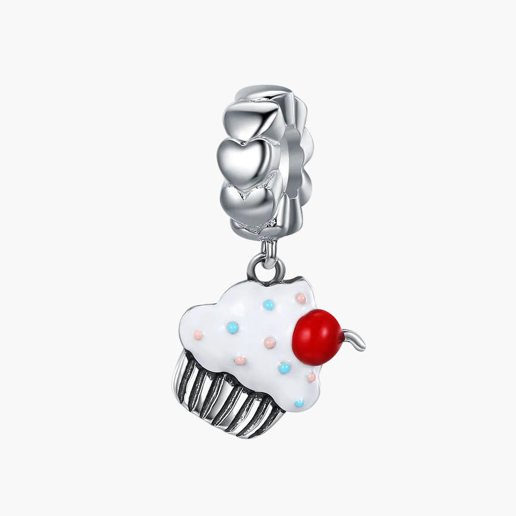 Sylvory 925 Sterling Silver Cupcake Crush Charm
