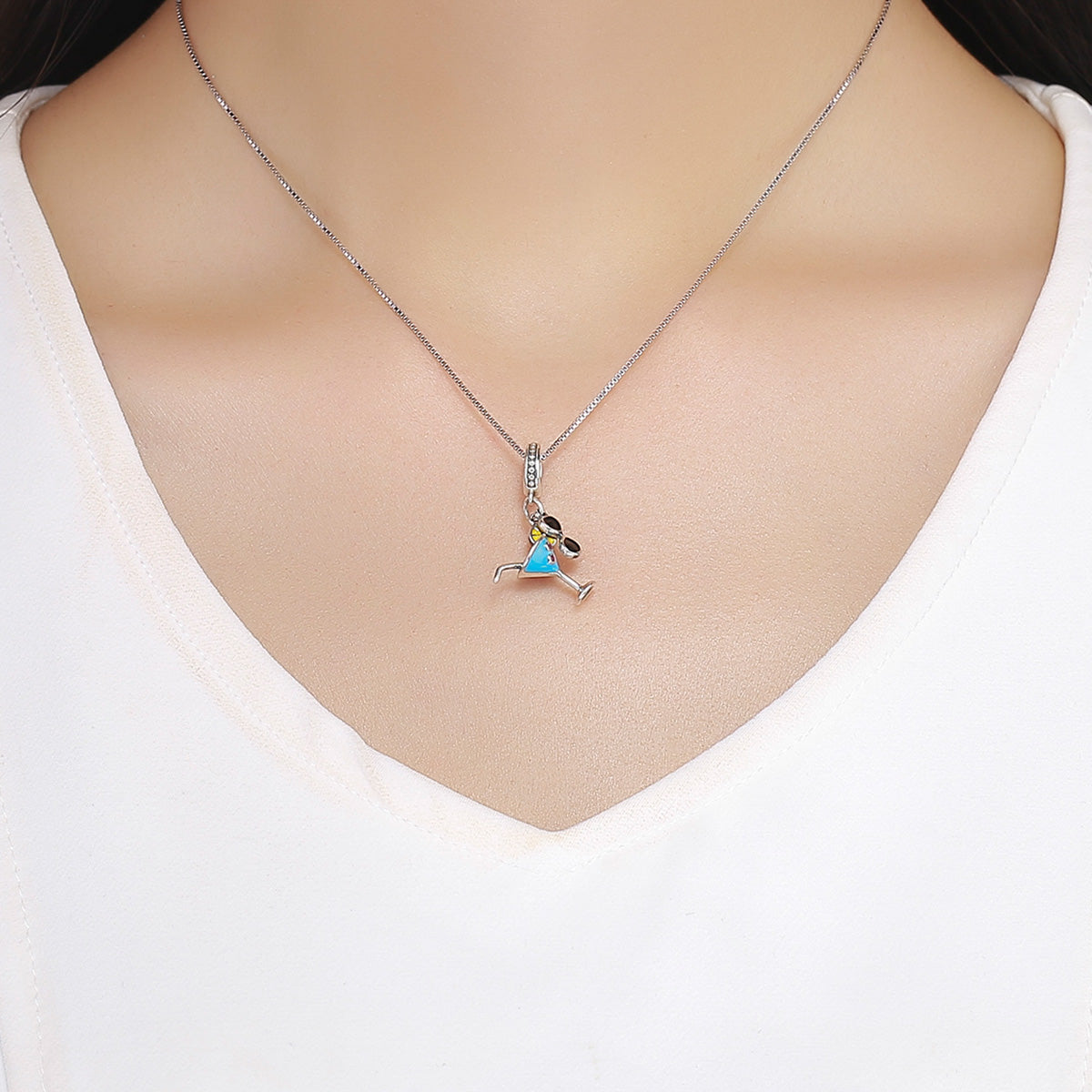 Sylvory 925 Sterling Silver Sip Happens Charm