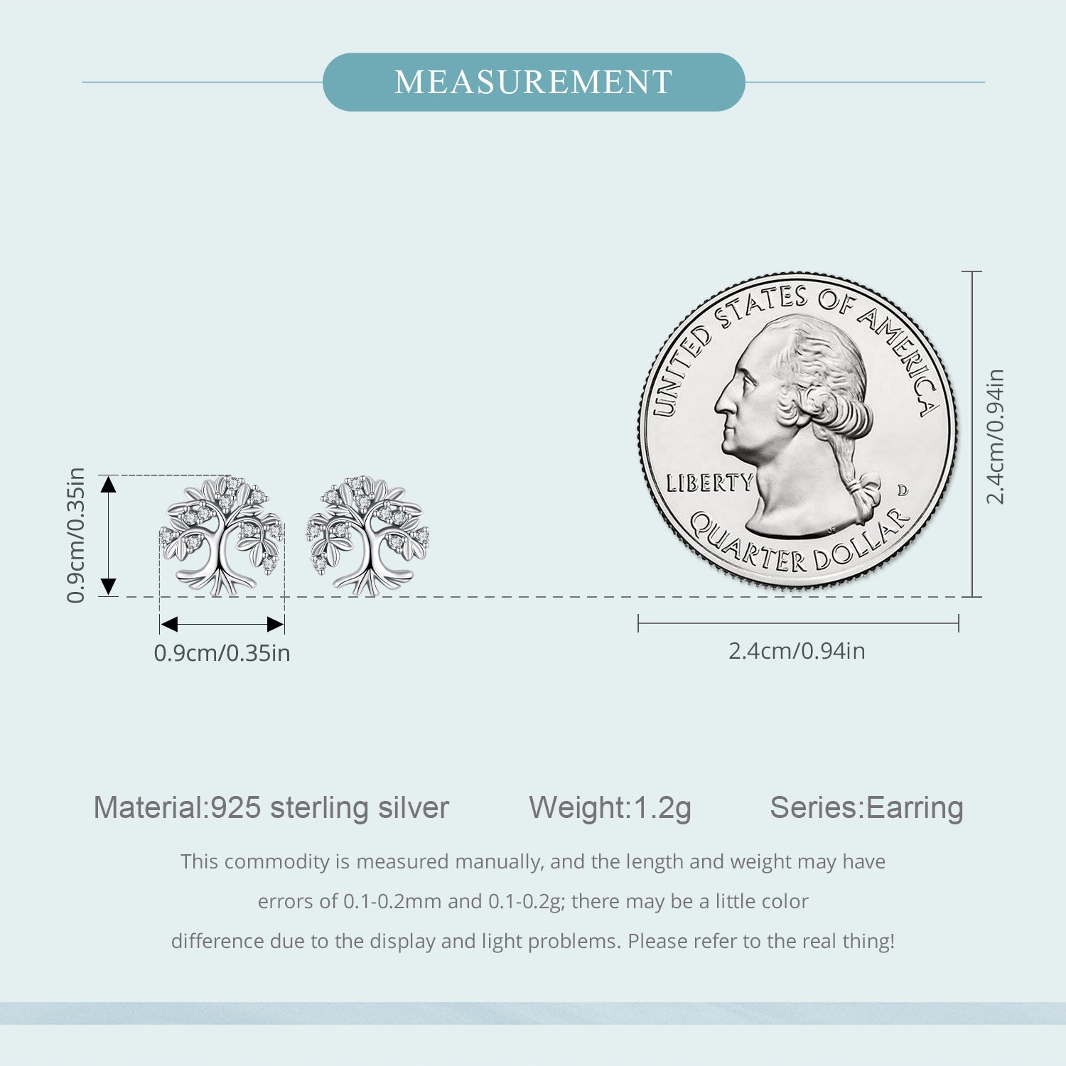 Silver Timeless Tree Studs