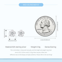 Sylvory 925 Sterling Silver Eternal Blossom Studs