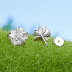 Sylvory 925 Sterling Silver Eternal Blossom Studs