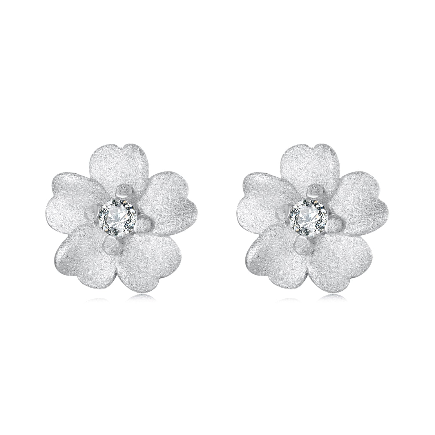 Sylvory 925 Sterling Silver Eternal Blossom Studs