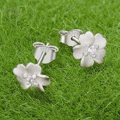 Sylvory 925 Sterling Silver Eternal Blossom Studs