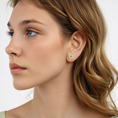 Sylvory 925 Sterling Silver Petite Daisy Studs