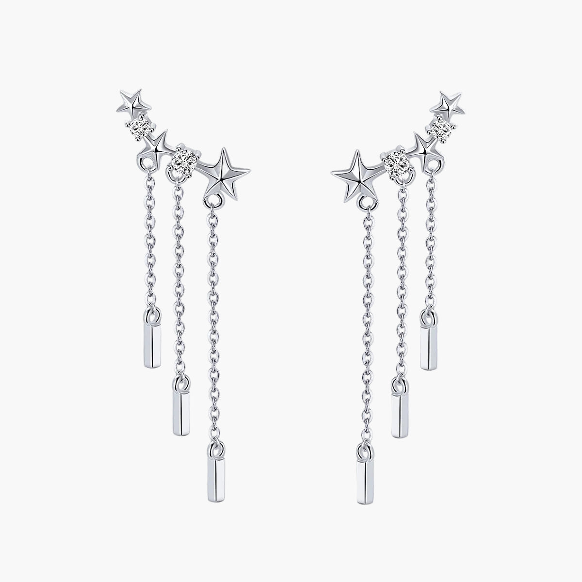 Sylvory 925 Sterling Silver Stardust Trails Earring Main image