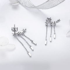 Sylvory 925 Sterling Silver Stardust Trails Earring