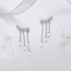 Sylvory 925 Sterling Silver Stardust Trails Earring