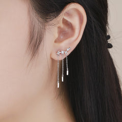 Sylvory 925 Sterling Silver Stardust Trails Earring