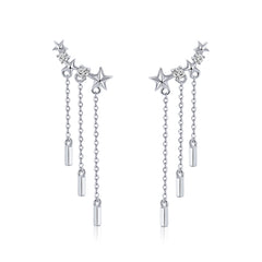 Sylvory 925 Sterling Silver Stardust Trails Earring