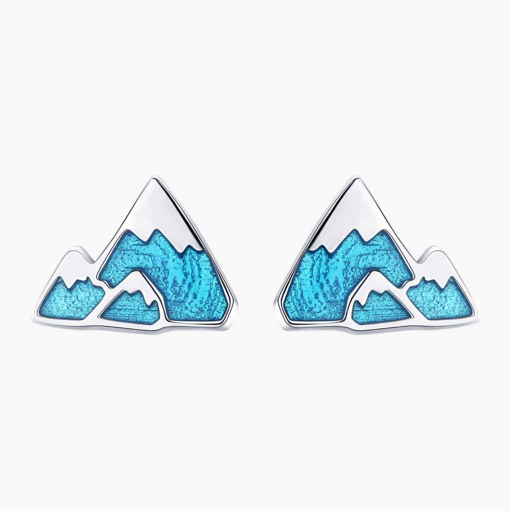 Silver Mountain Majesty Studs