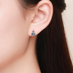 Sylvory 925 Sterling Silver Heartbot Studs