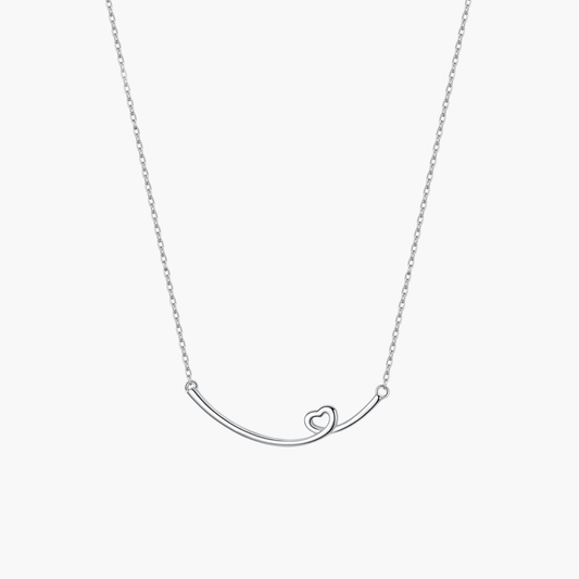 Silver Blissful Love Necklace