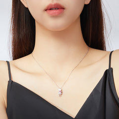Sylvory 925 Sterling Silver Heartbot Necklace