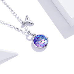 Sylvory 925 Sterling Silver Mystic Scales Necklace