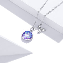 Sylvory 925 Sterling Silver Mystic Scales Necklace