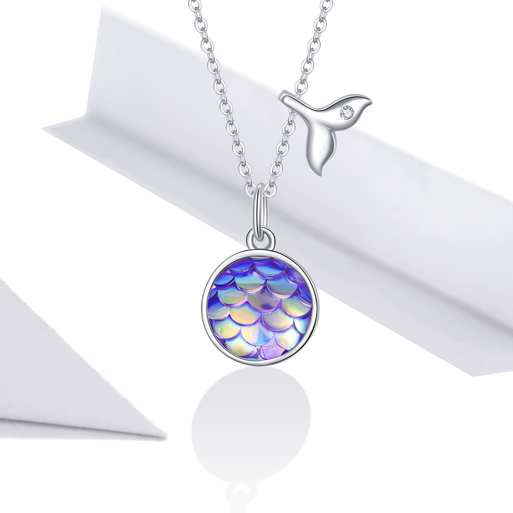 Sylvory 925 Sterling Silver Mystic Scales Necklace