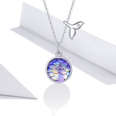 Sylvory 925 Sterling Silver Mystic Scales Necklace