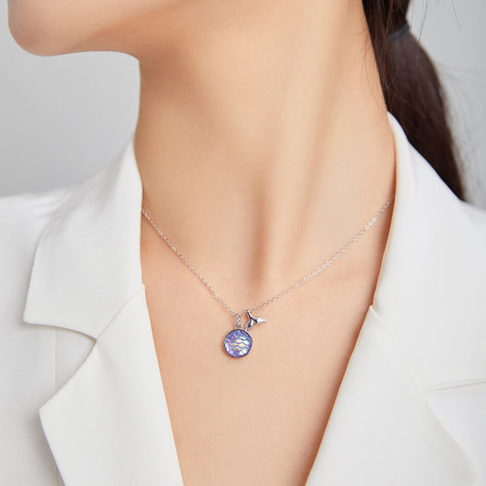 Sylvory 925 Sterling Silver Mystic Scales Necklace