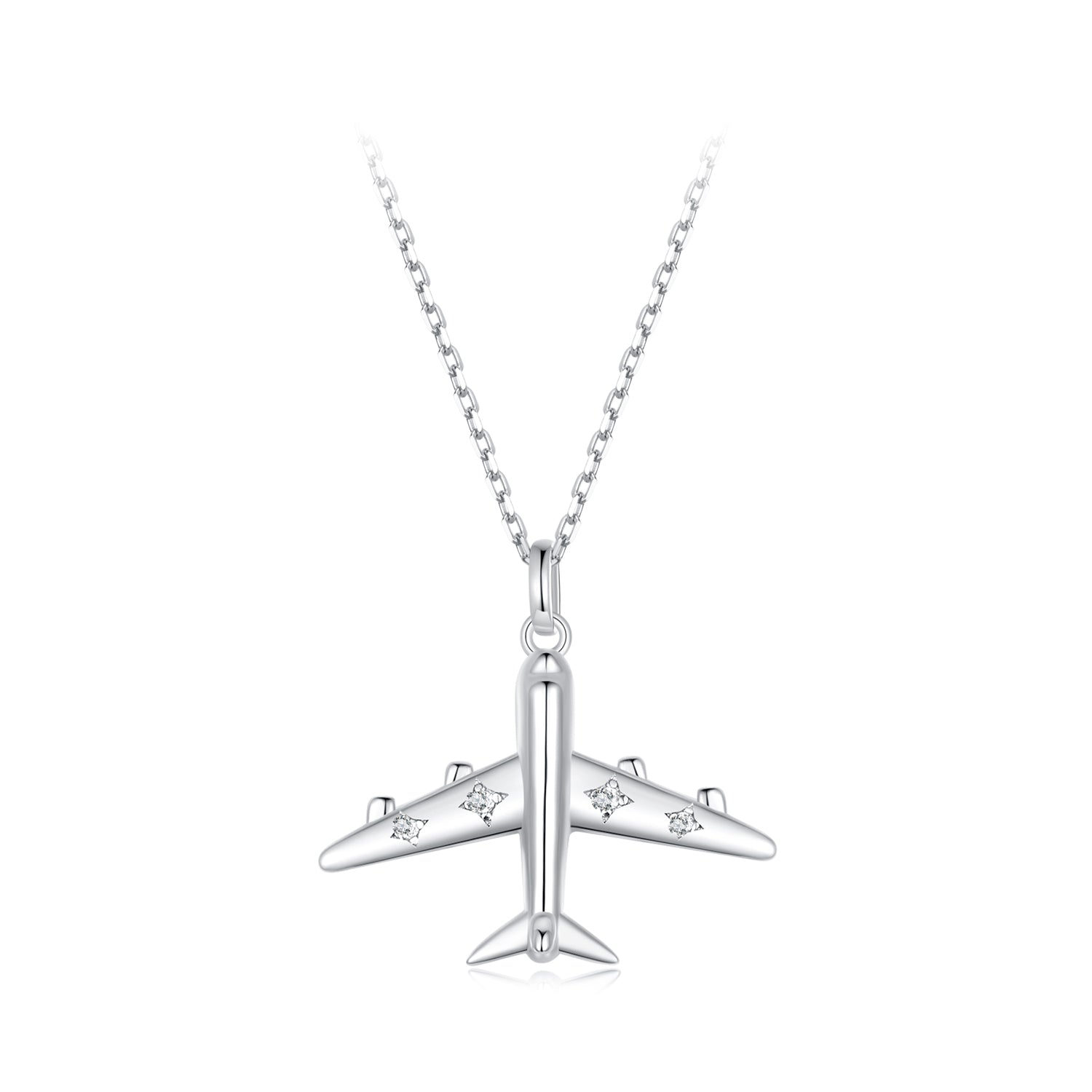 Sylvory 925 Sterling Silver Jetsetter Necklace