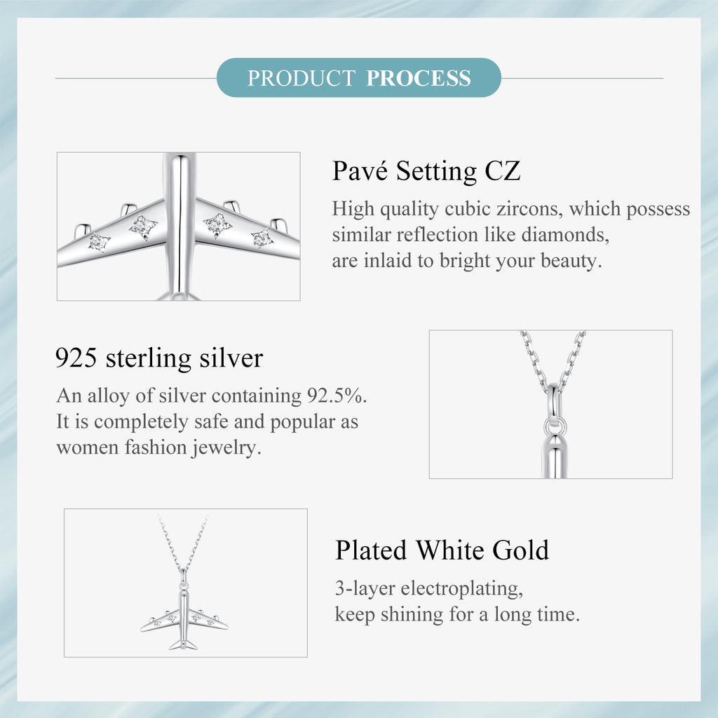 Silver Jetsetter Necklace