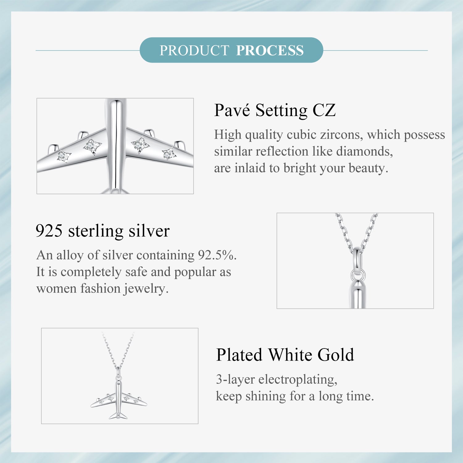 Silver Jetsetter Necklace