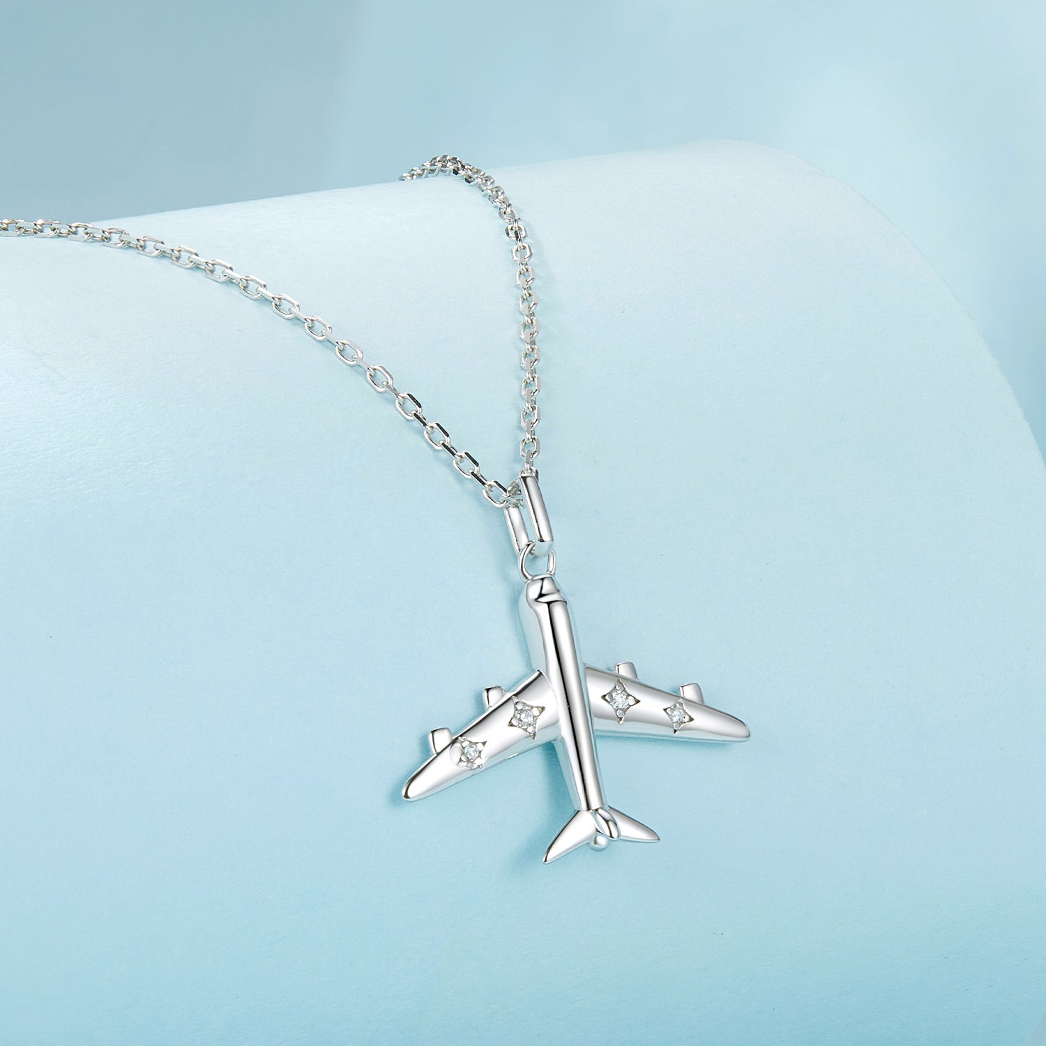 Sylvory 925 Sterling Silver Jetsetter Necklace