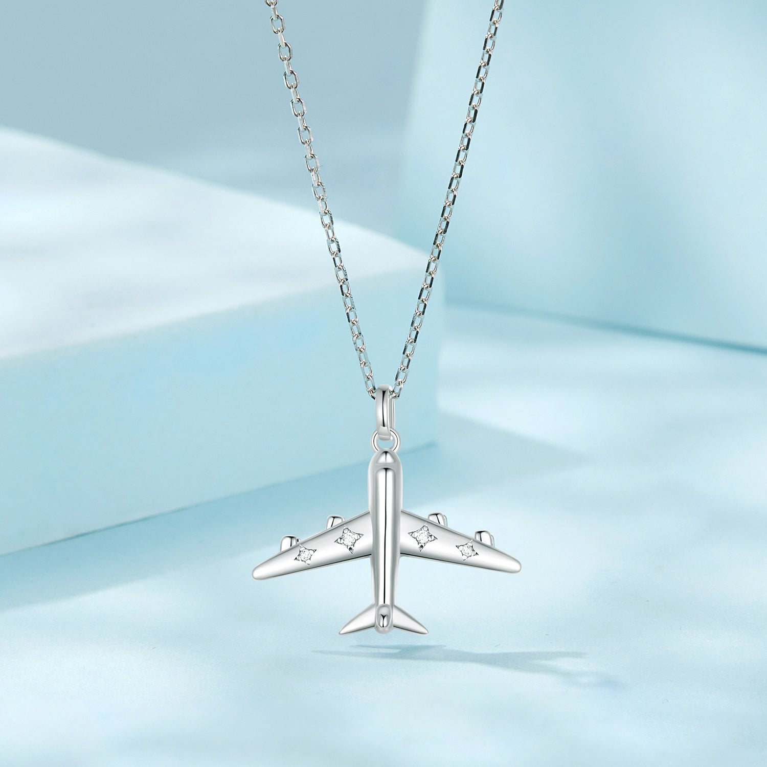 Sylvory 925 Sterling Silver Jetsetter Necklace