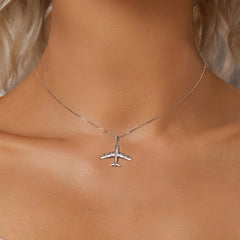 Sylvory 925 Sterling Silver Jetsetter Necklace