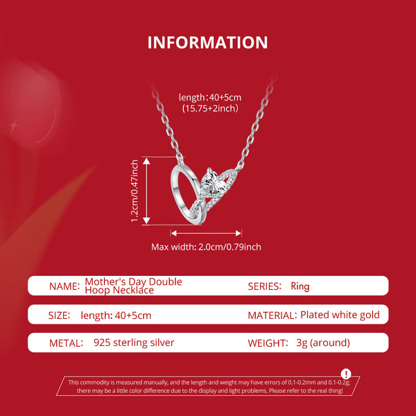 Sylvory 925 Sterling Silver Bound by Love Necklace
