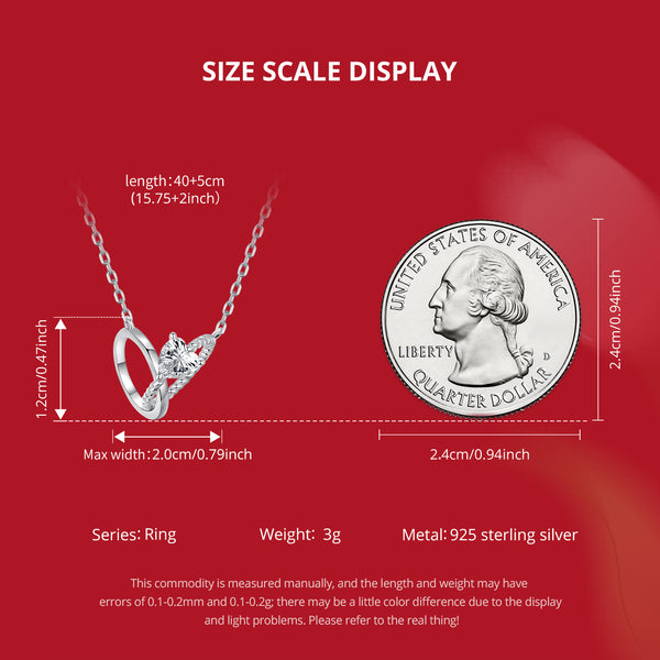 Sylvory 925 Sterling Silver Bound by Love Necklace