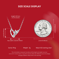 Sylvory 925 Sterling Silver Bound by Love Necklace