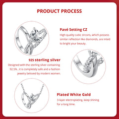 Sylvory 925 Sterling Silver Bound by Love Necklace