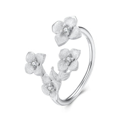 Sylvory 925 Sterling Silver Eternal Blossom Ring