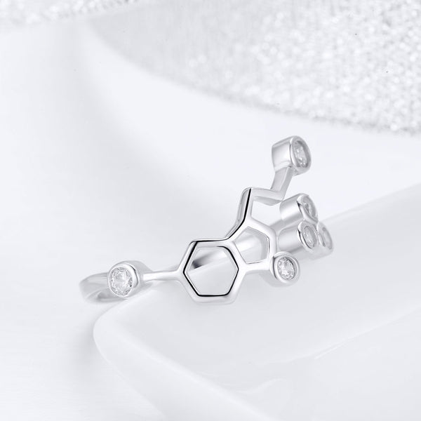 Sylvory 925 Sterling Silver Serotonin Spark Ring