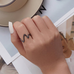 Silver Wonder Wave Ring