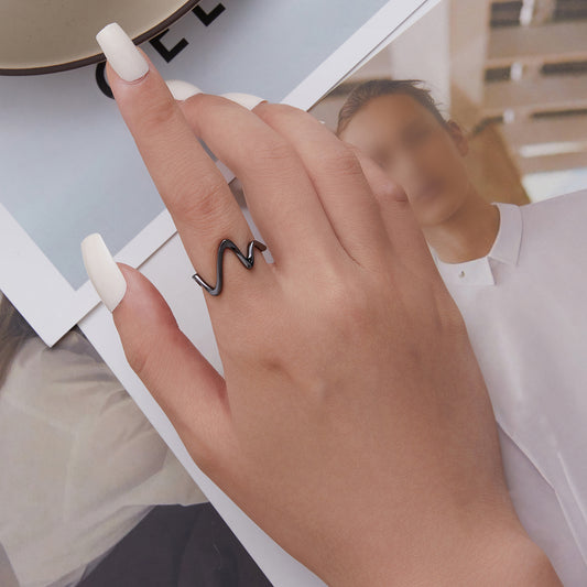 Silver Wonder Wave Ring