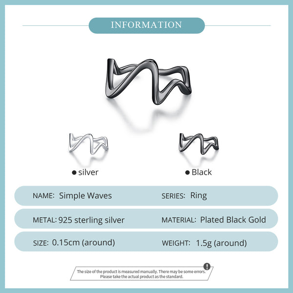 Silver Wonder Wave Ring