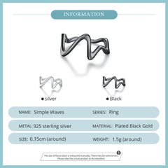 Silver Wonder Wave Ring