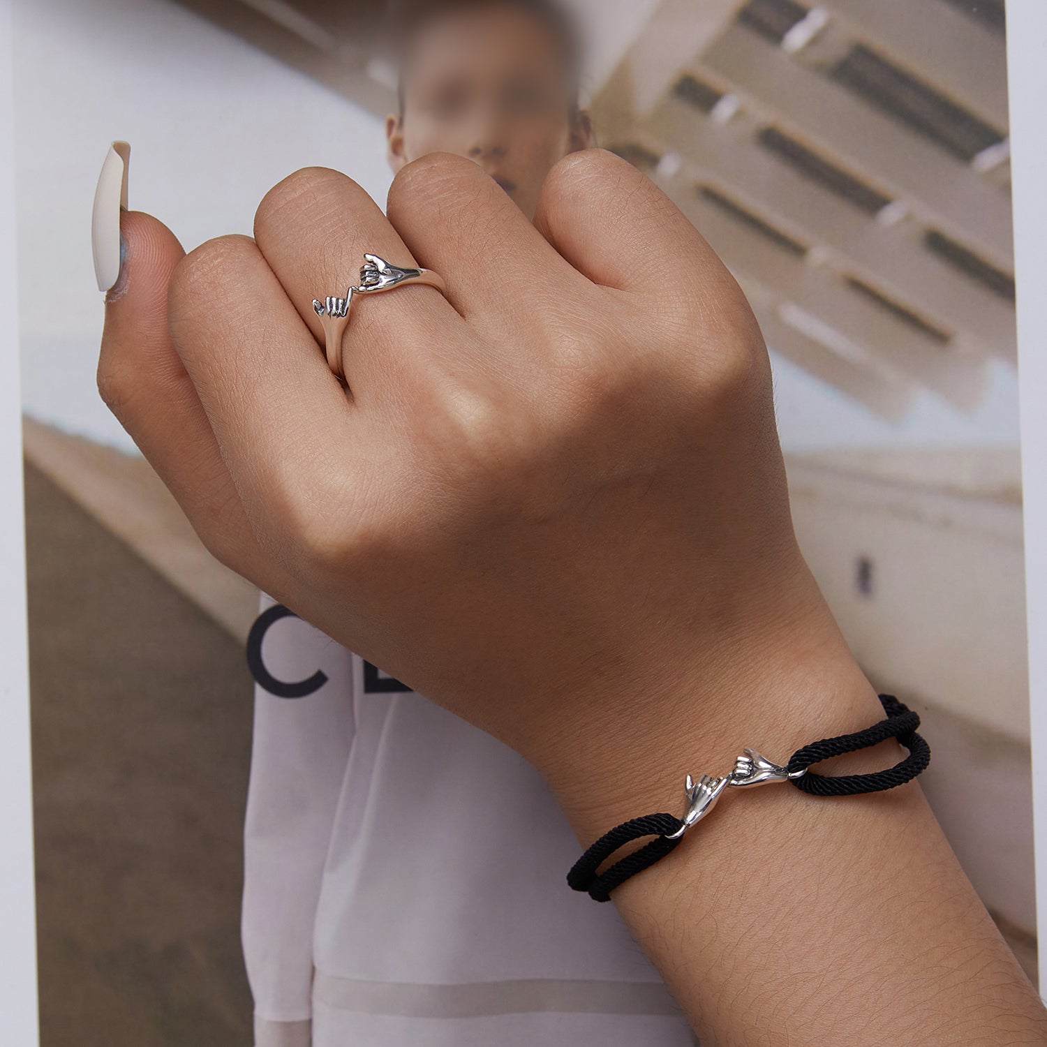 Silver Unbreakable Vow Ring Secondary image