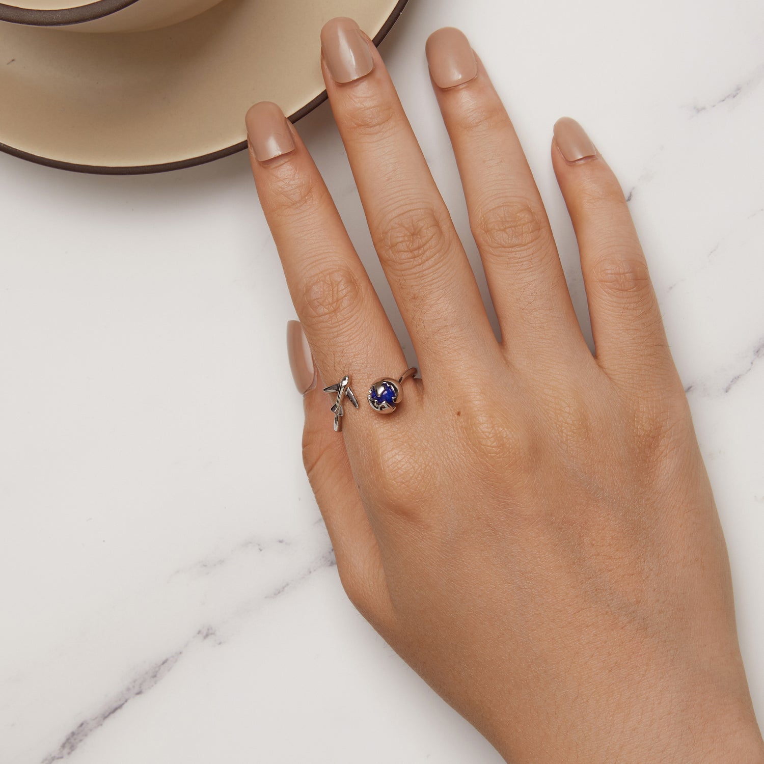 Silver Wanderlust Ring