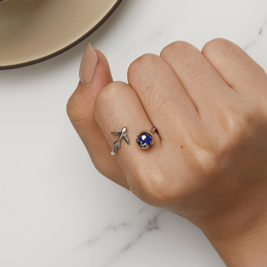 Silver Wanderlust Ring